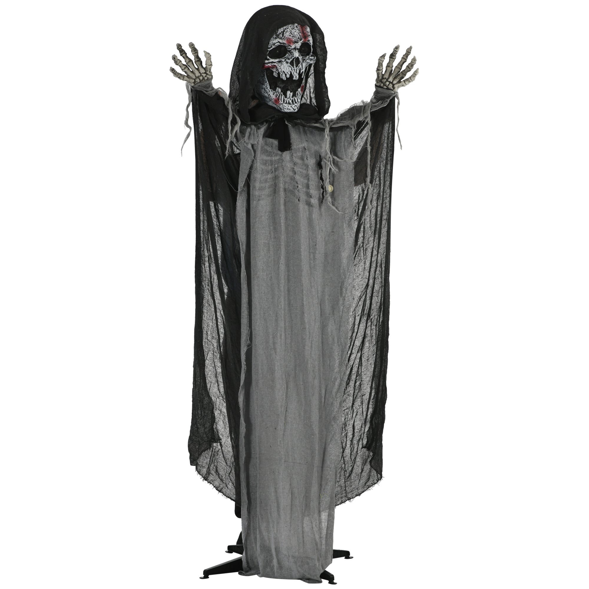 74" Animated Skeleton Witch of the Haunted Hollow