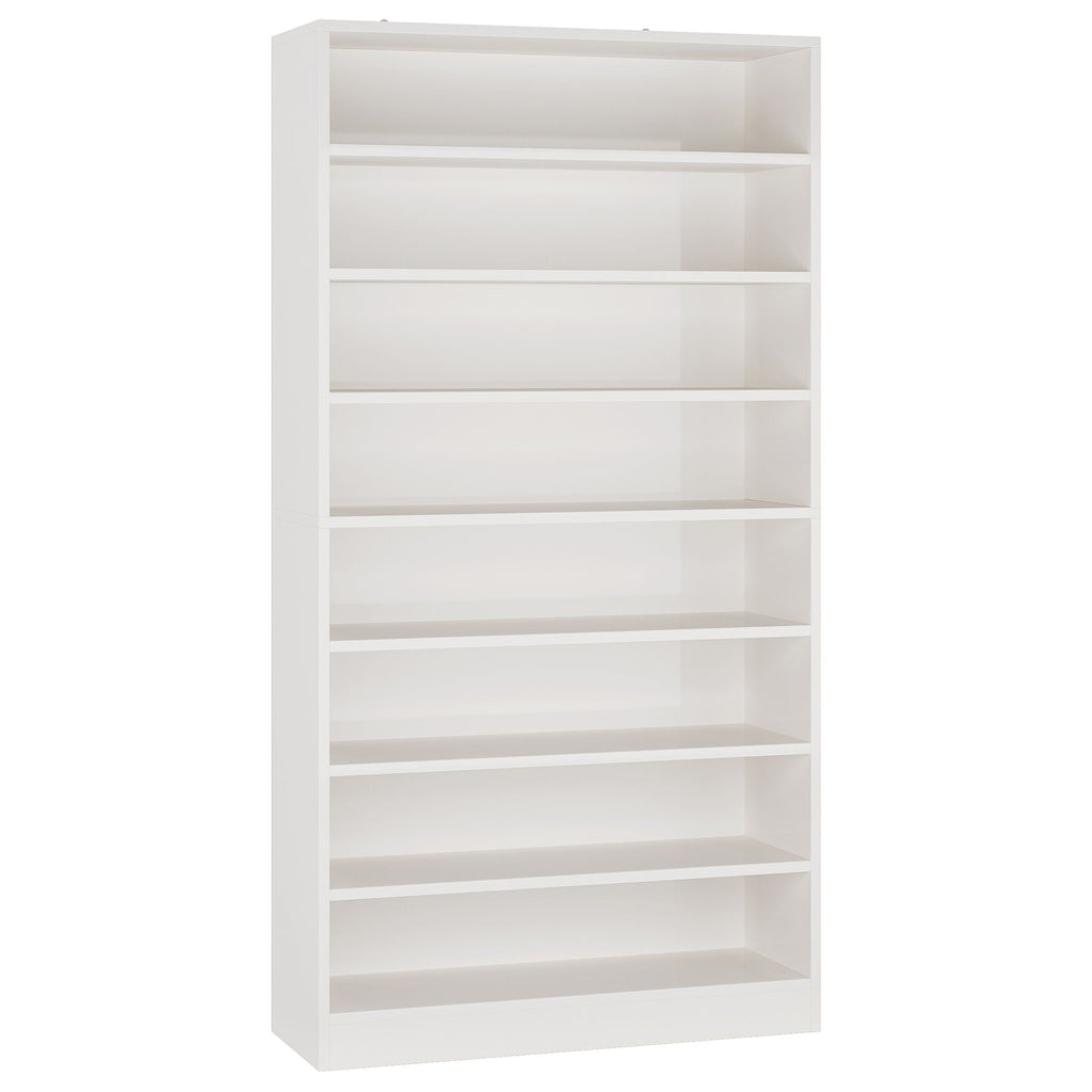 9 Tier Freestanding Shoe Cabinet with Open Design