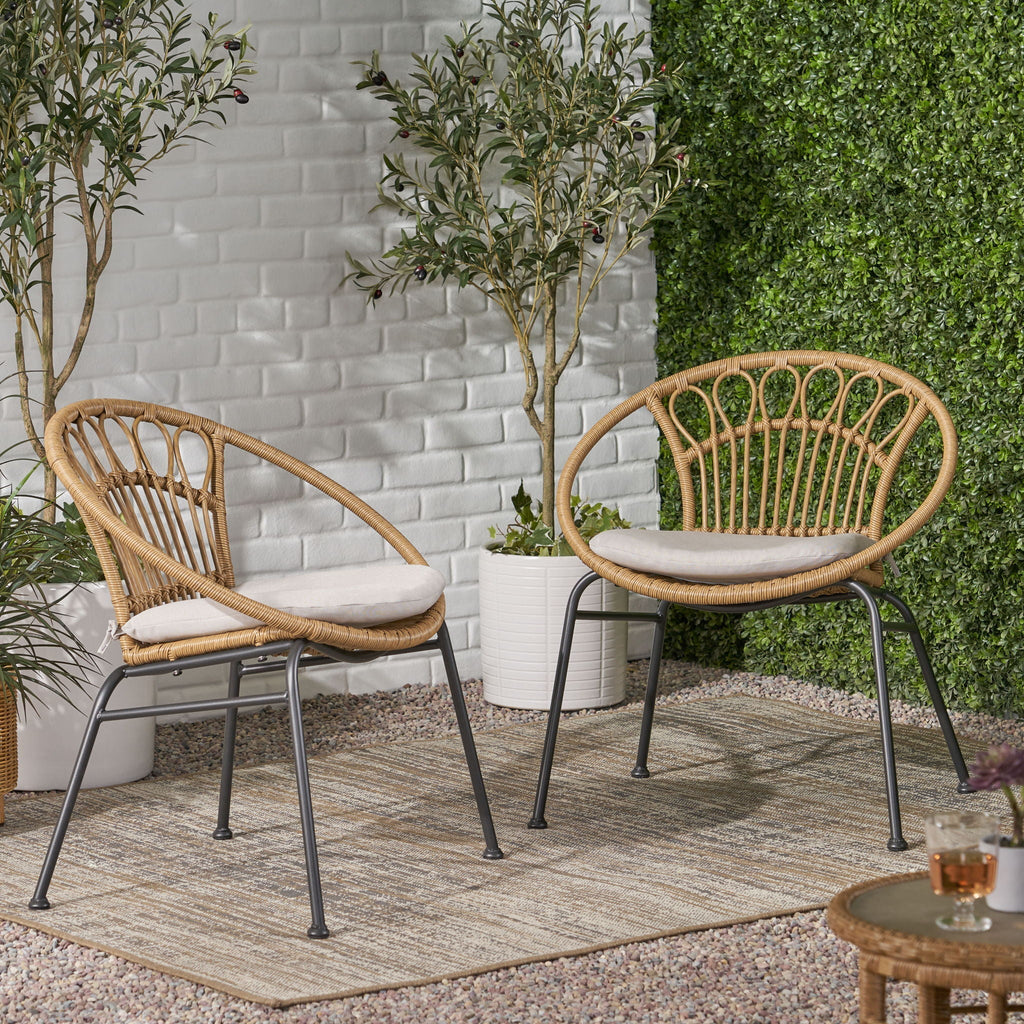 Banya Chair Set of 2 - Light Brown