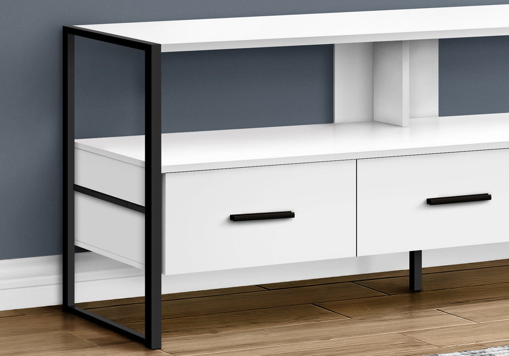 TV Stand Console Media Entertainment Center with Storage Drawers