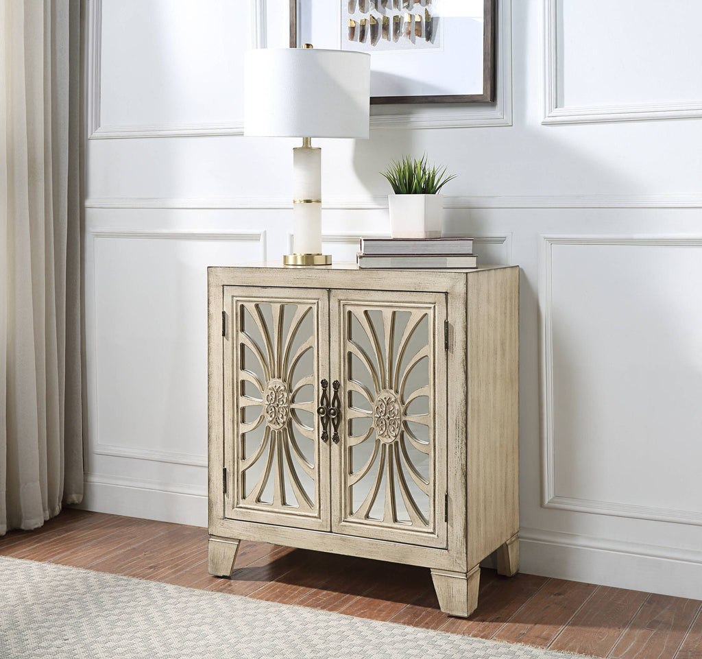Nalani Console Cabinet - Antique White