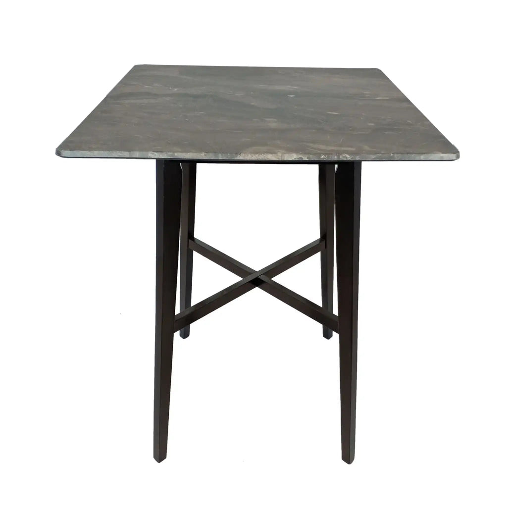 Modern Bar Height Dining Table with Rubberwood Legs and Laminate Table Top