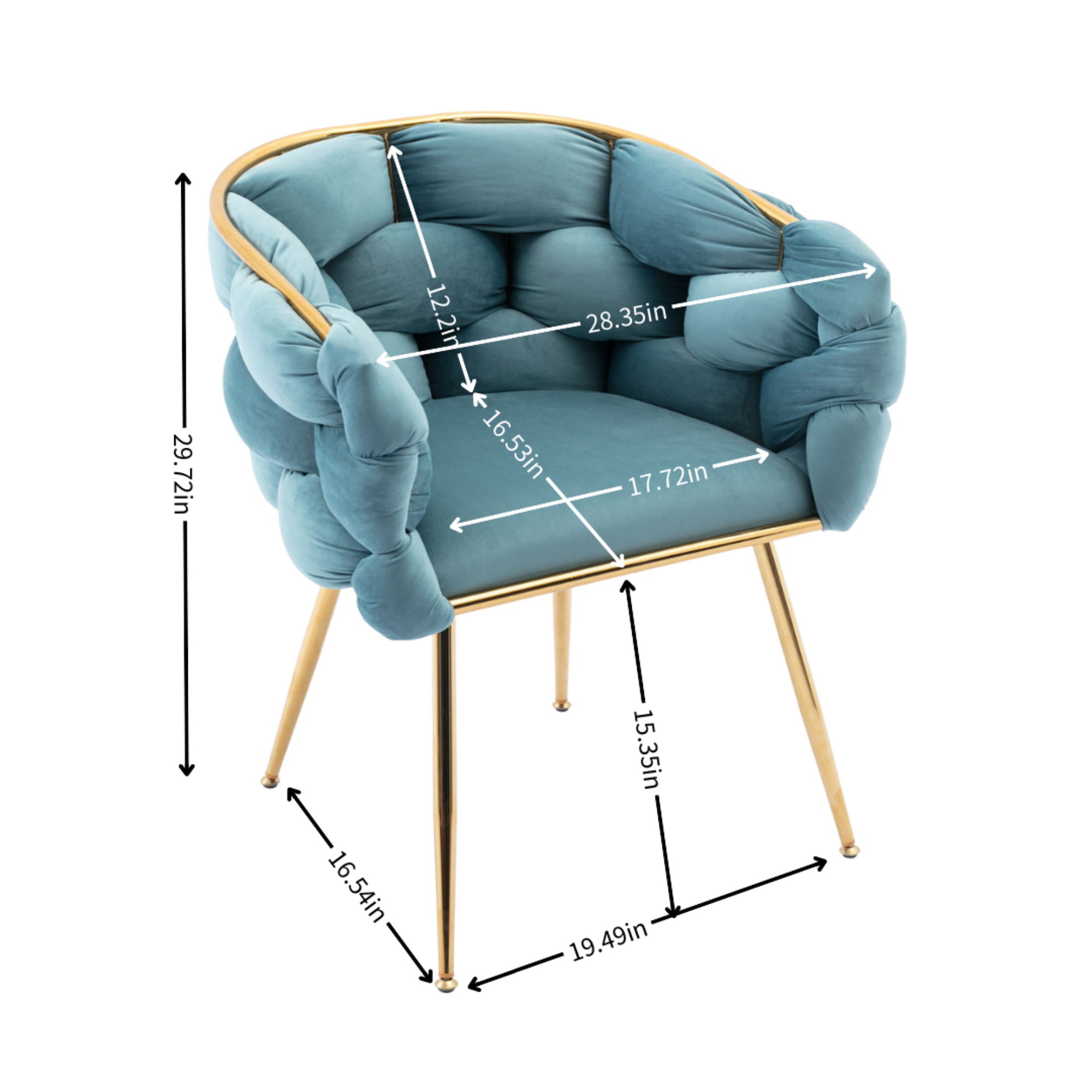 Luxury Modern Simple Leisure Single Sofa Chair Bedroom Lazy Person Household Dresser Stool Manicure Table Back Chair