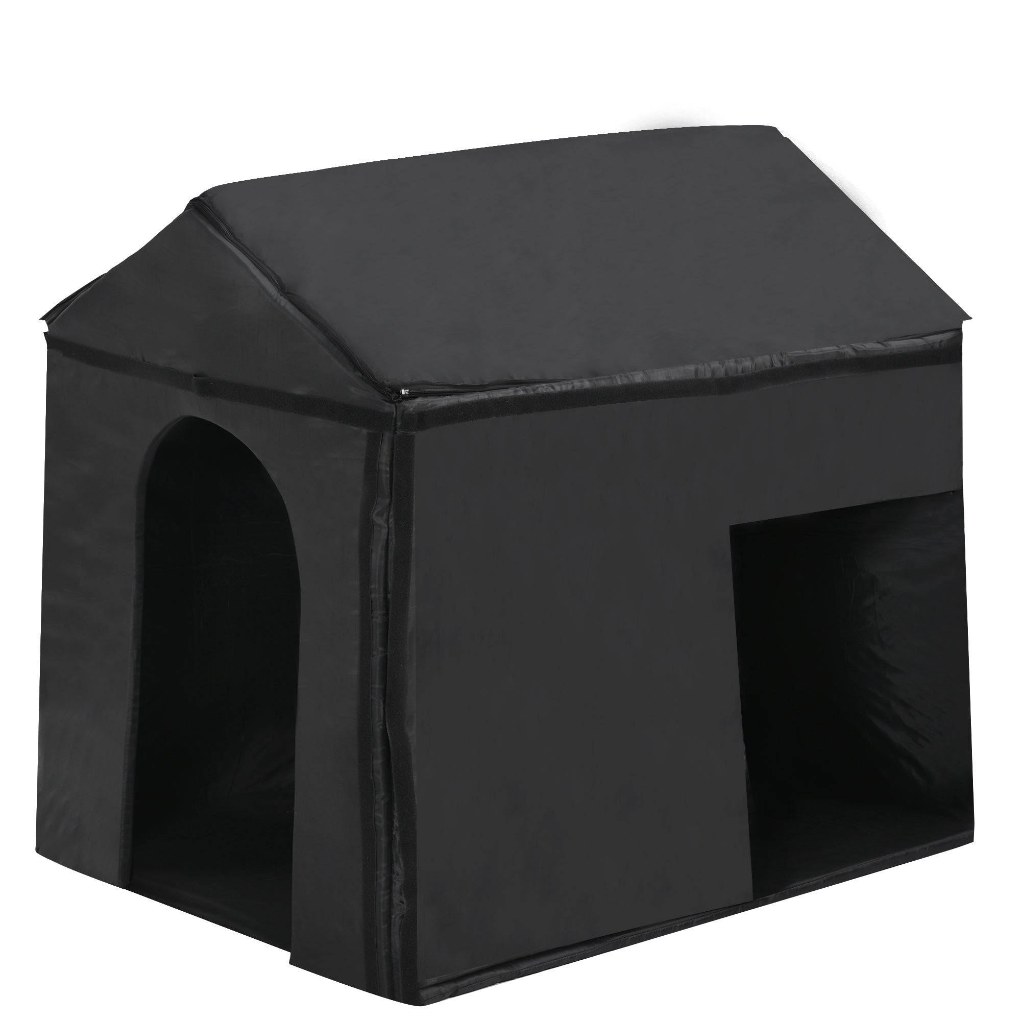 60.2 Inch Large Outdoor Dog House with Insulated Liner
