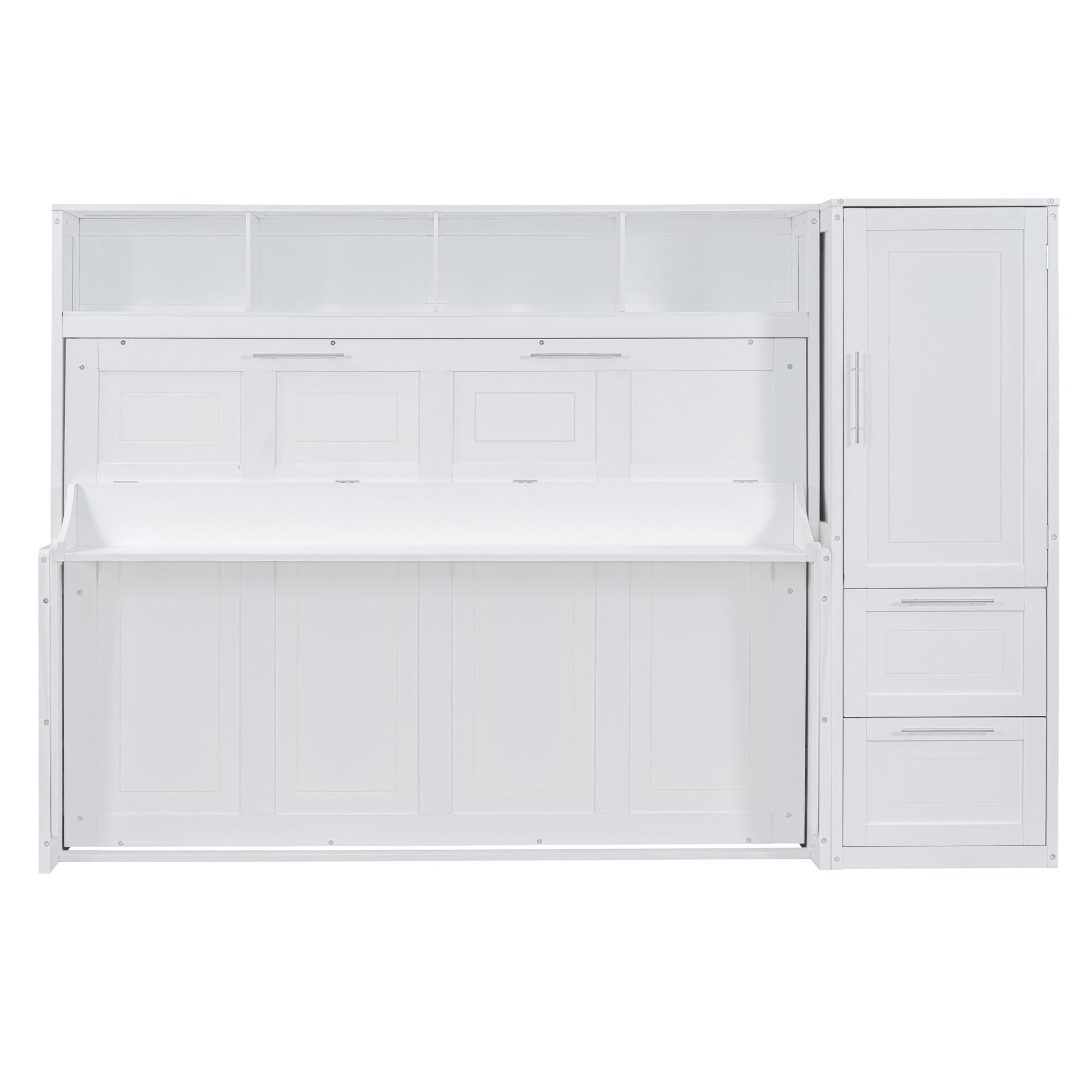 Space Saving Murphy Wall Bed With Closet And Drawers