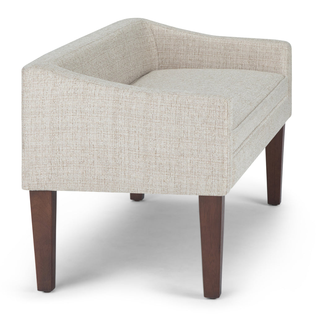 Parris Upholstered Bench - Platinum