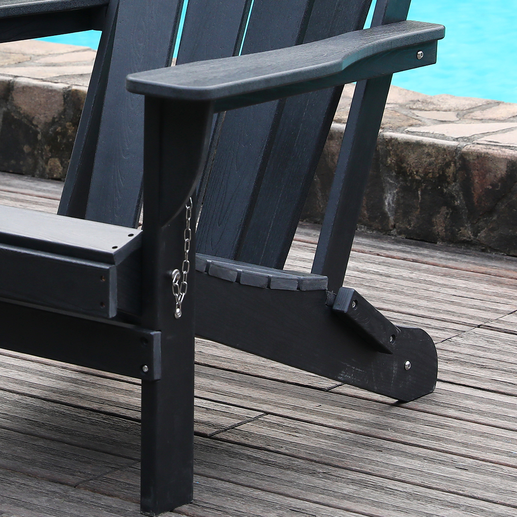 Adirondack Folding Chair with Dual Cup Holders