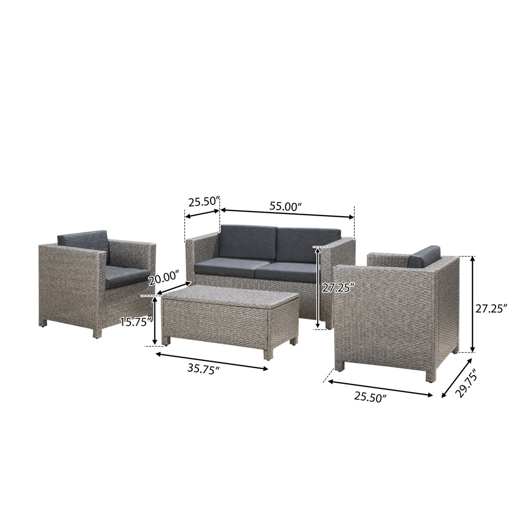 Puerta 4-Piece Outdoor Furniture Set