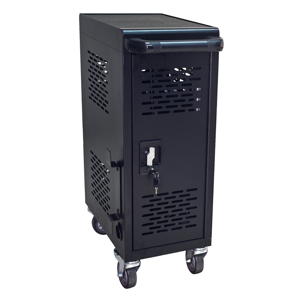 16 Bay Mobile School Charging Cart Station For book, Tablet And Laptop Computer With Power Strip Included