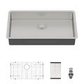 Undermount Sink Low Depth Single Bowl