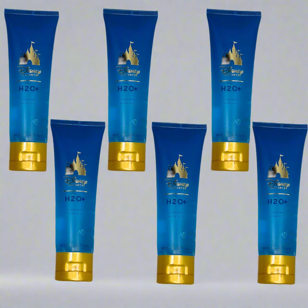 ZA@ DISNEY Resorts (6 PACK) H2O+ Cooling Aloe Gel 3 oz Tube DISCONTINUED 19048 (New) C