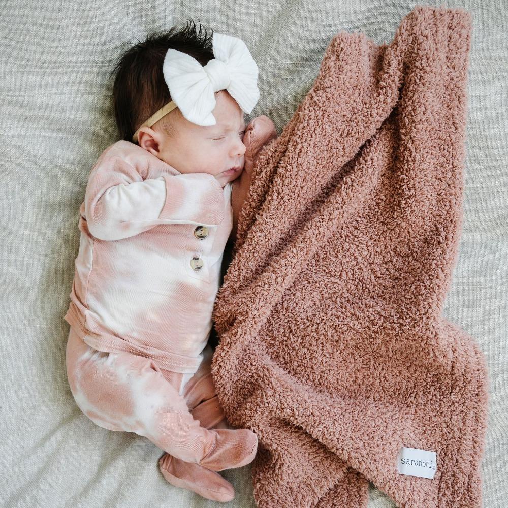Bamboni Mini Bamboo Rayon Baby Blankets 15x20 Inches