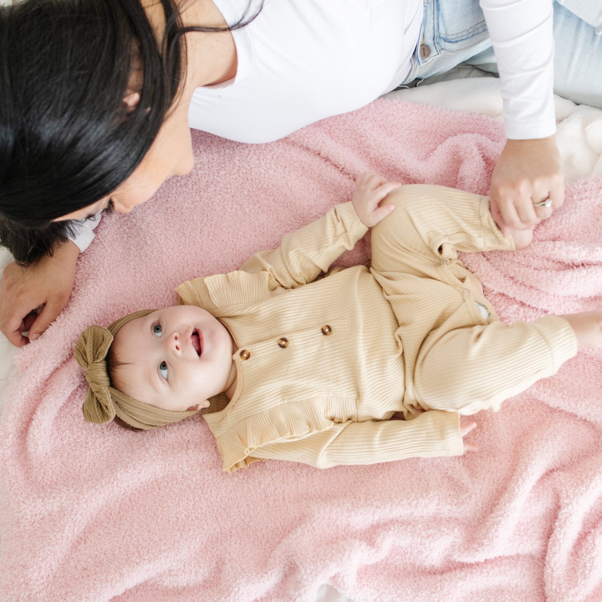Bamboni® Receiving Blanket 30" x 40" Bamboo Rayon Blend