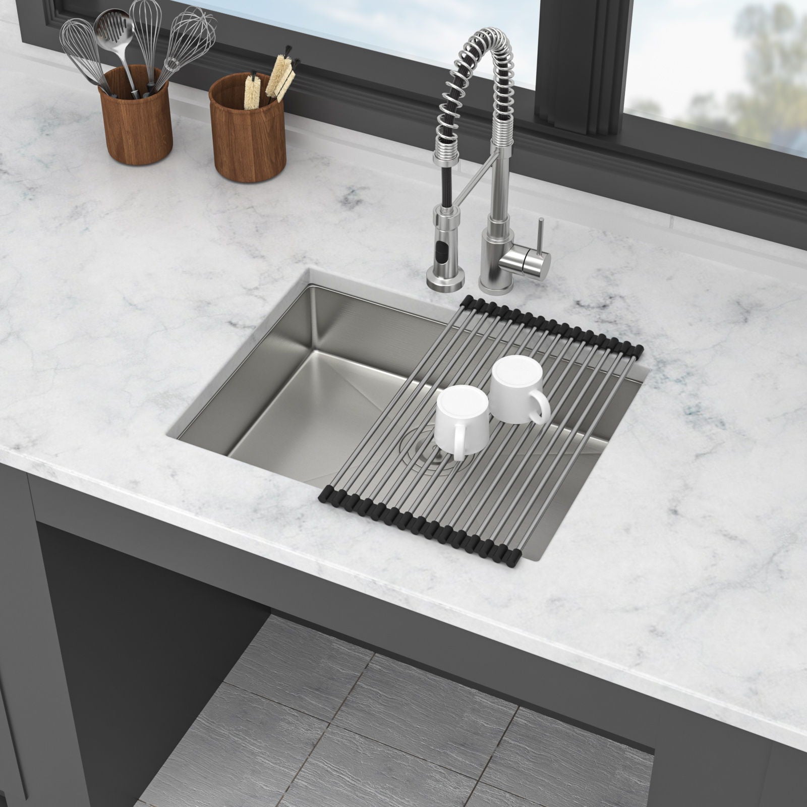 Undermount Sink Low Depth Single Bowl