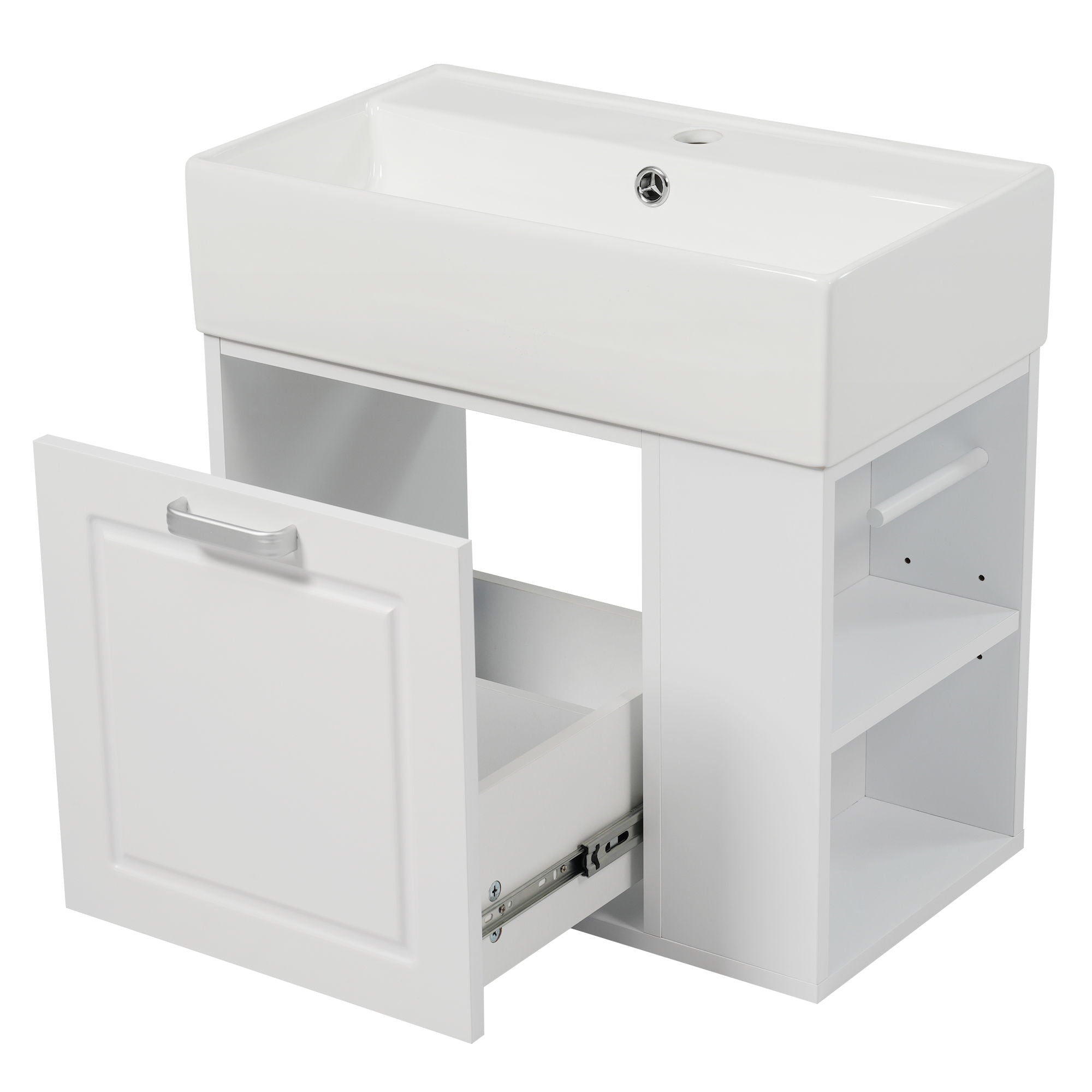 Modern Wall Mounted Bathroom Vanity With Sink