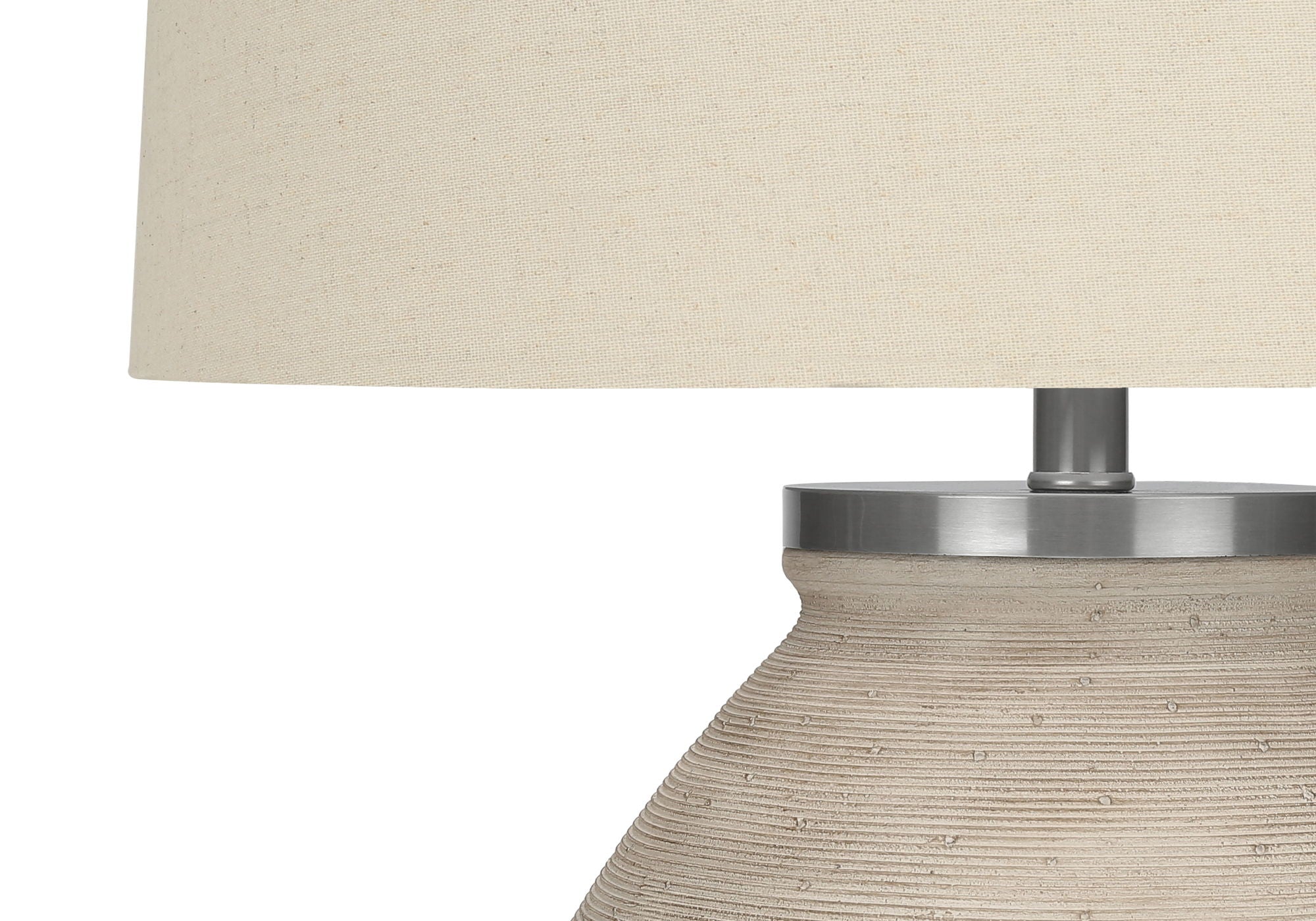 Lighting Table Lamp Concrete Resin Contemporary - Cream