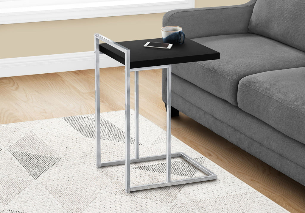 C-Shaped Accent Table, Contemporary & Modern