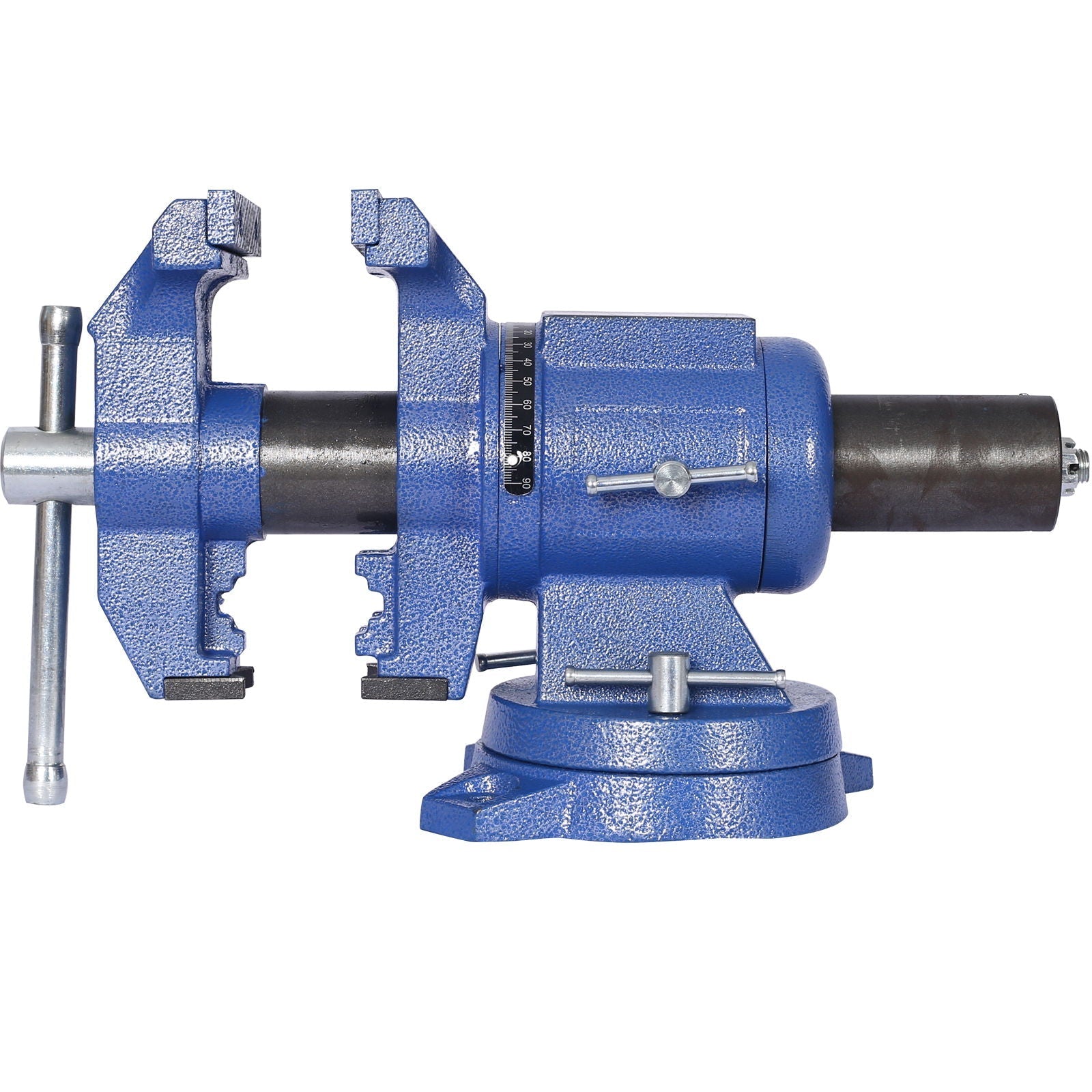 Heavy Duty 5" Multi Jaw Rotating Bench Vise with 360° Swivel Base and Head