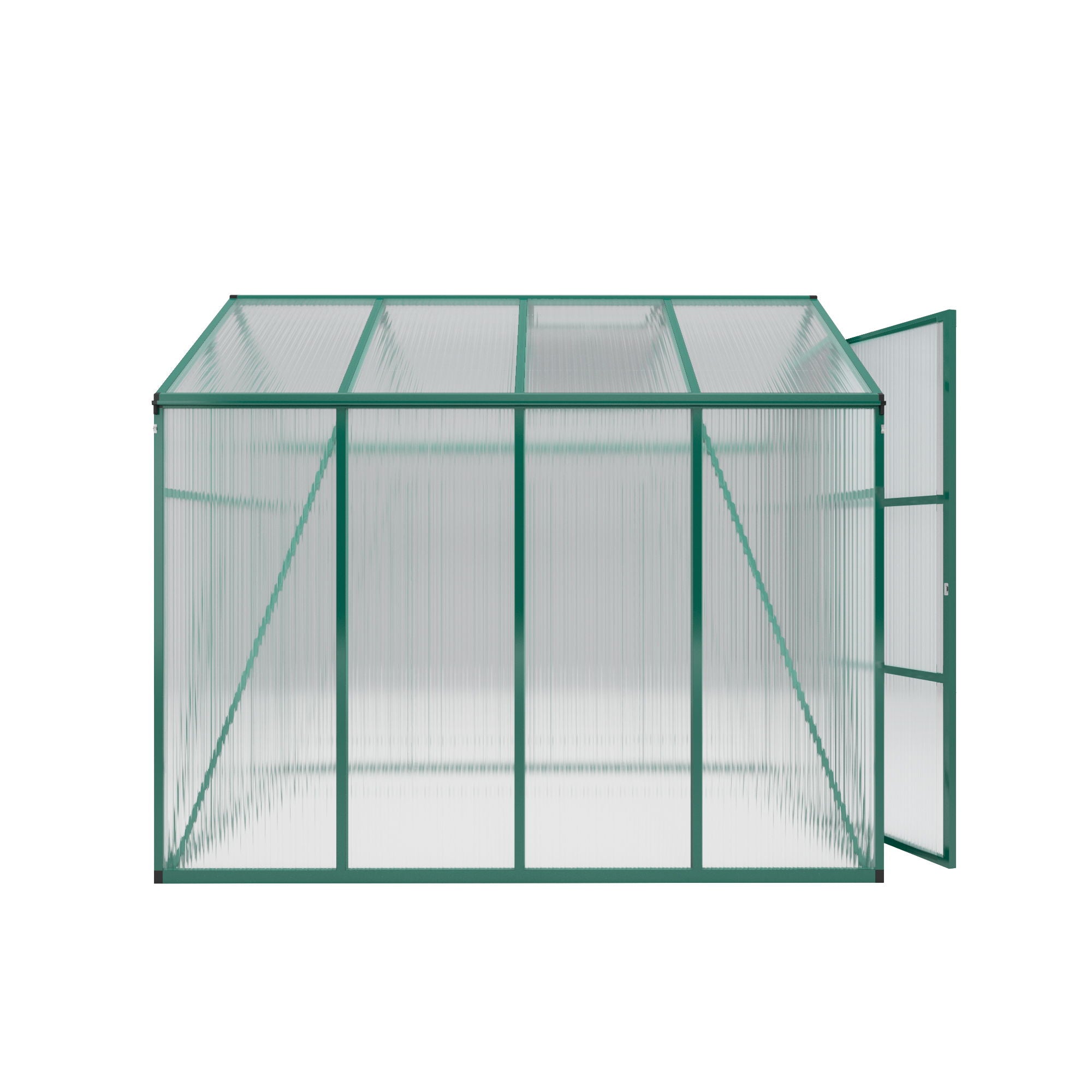 Polycarbonate Walk-In house, Raised Base For Outdoor In All Season