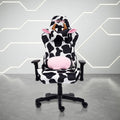 TS85 Cow Print LUXX Series Gaming Chair