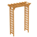 Arbor, Wedding Arch For Ceremony, Trellis For Plant Climbing, Christmas Decor Pergola For Garden Backyard - Yellow