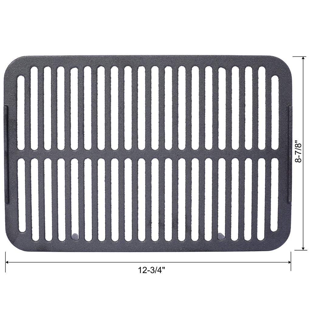 Oval Cast Iron Grill Outdoor Portable Charcoal Tabletop Skillet