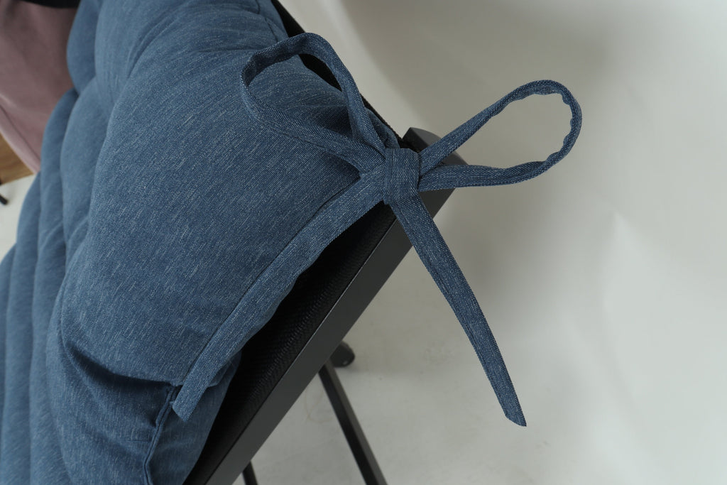 2PCS Outdoor Lounge Chair Cushion Replacement Set - Navy Blue