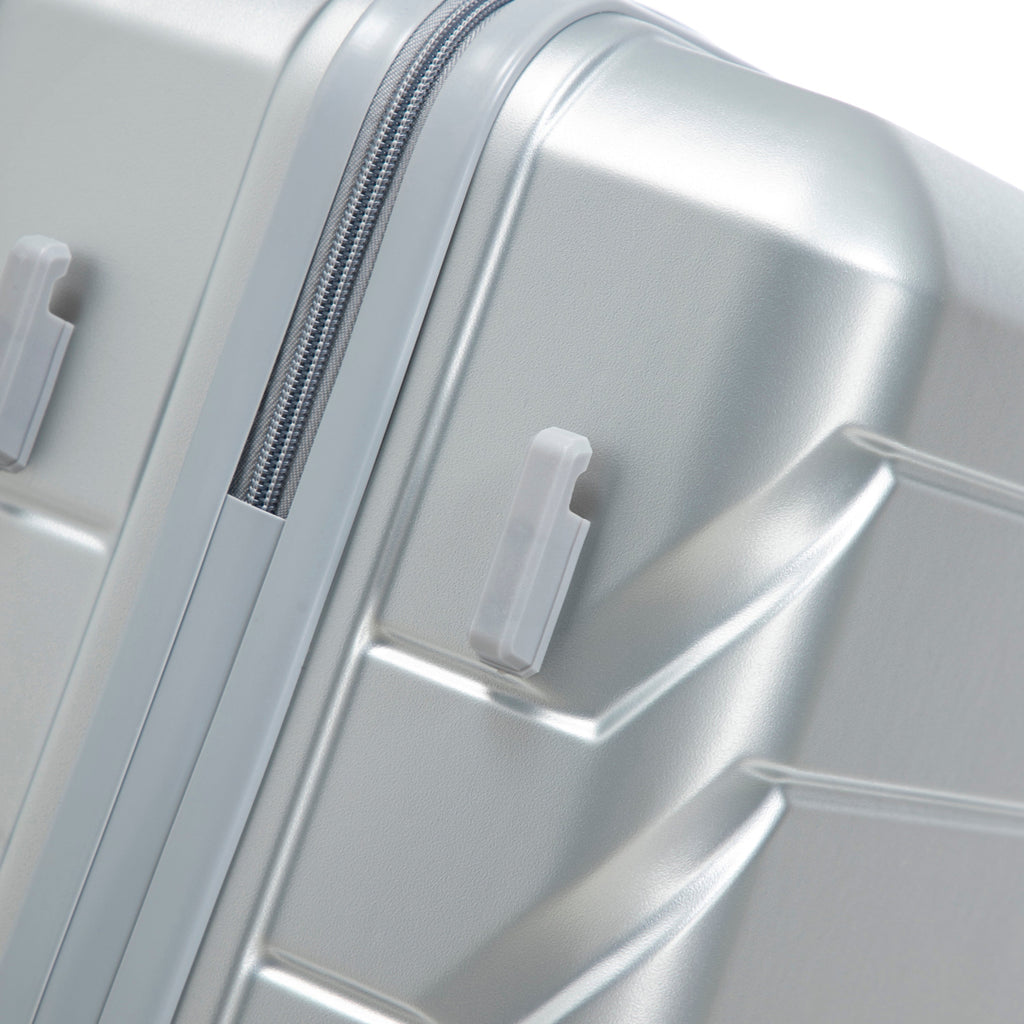 3-Piece ABS Spinner Wheel Luggage Set with Combination Lock