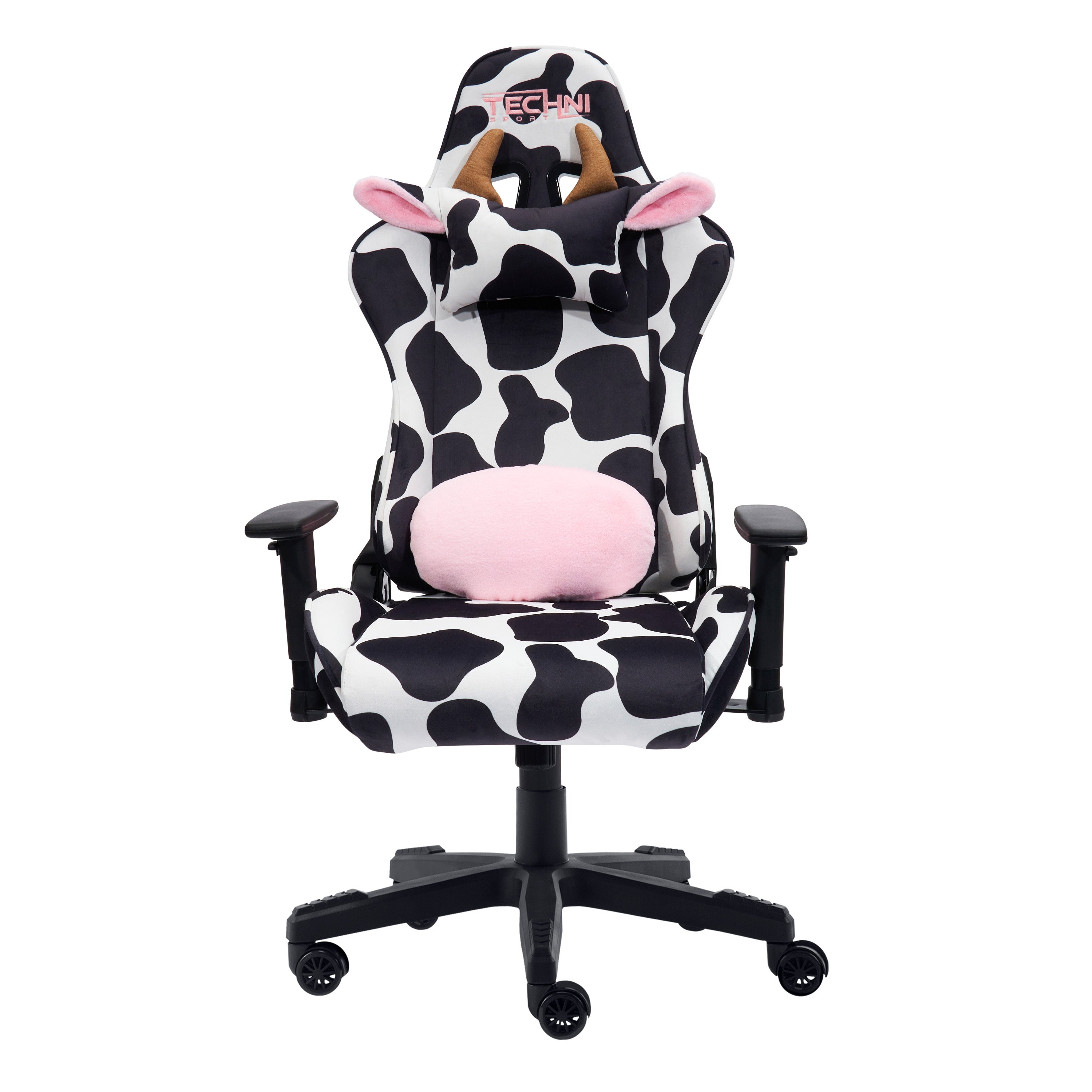 TS85 Cow Print LUXX Series Gaming Chair