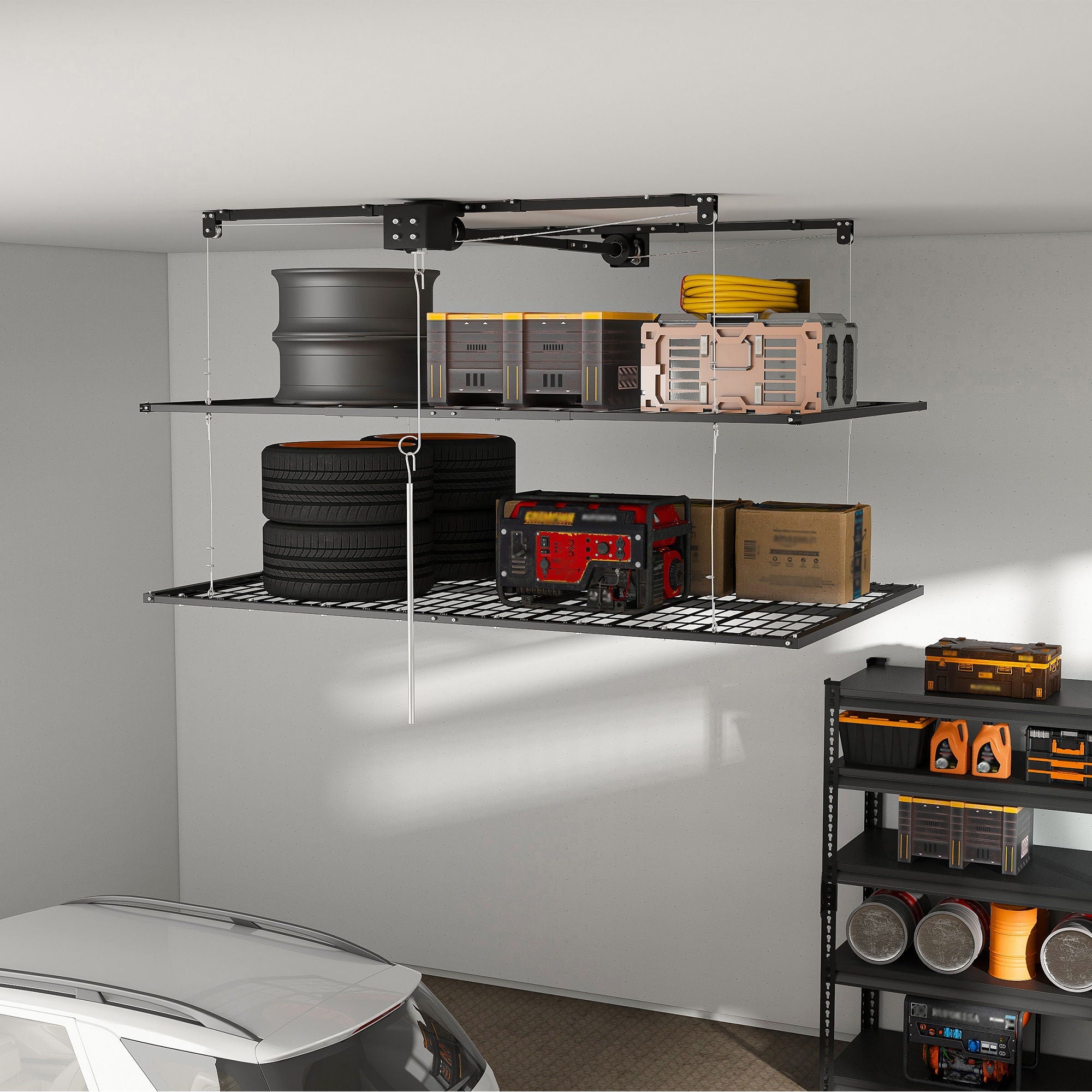 Overhead Garage Storage Rack