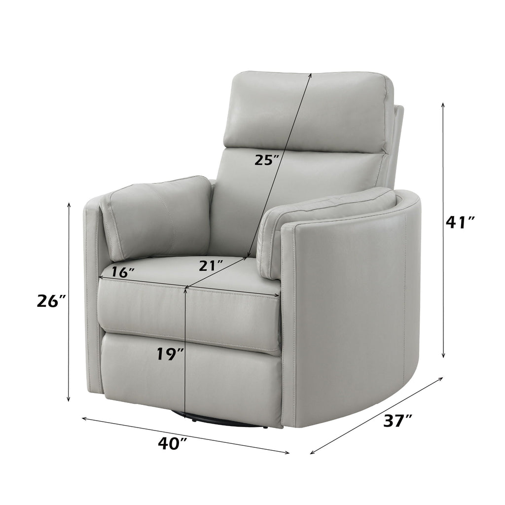 Sagen Glider Recliner With Swivel
