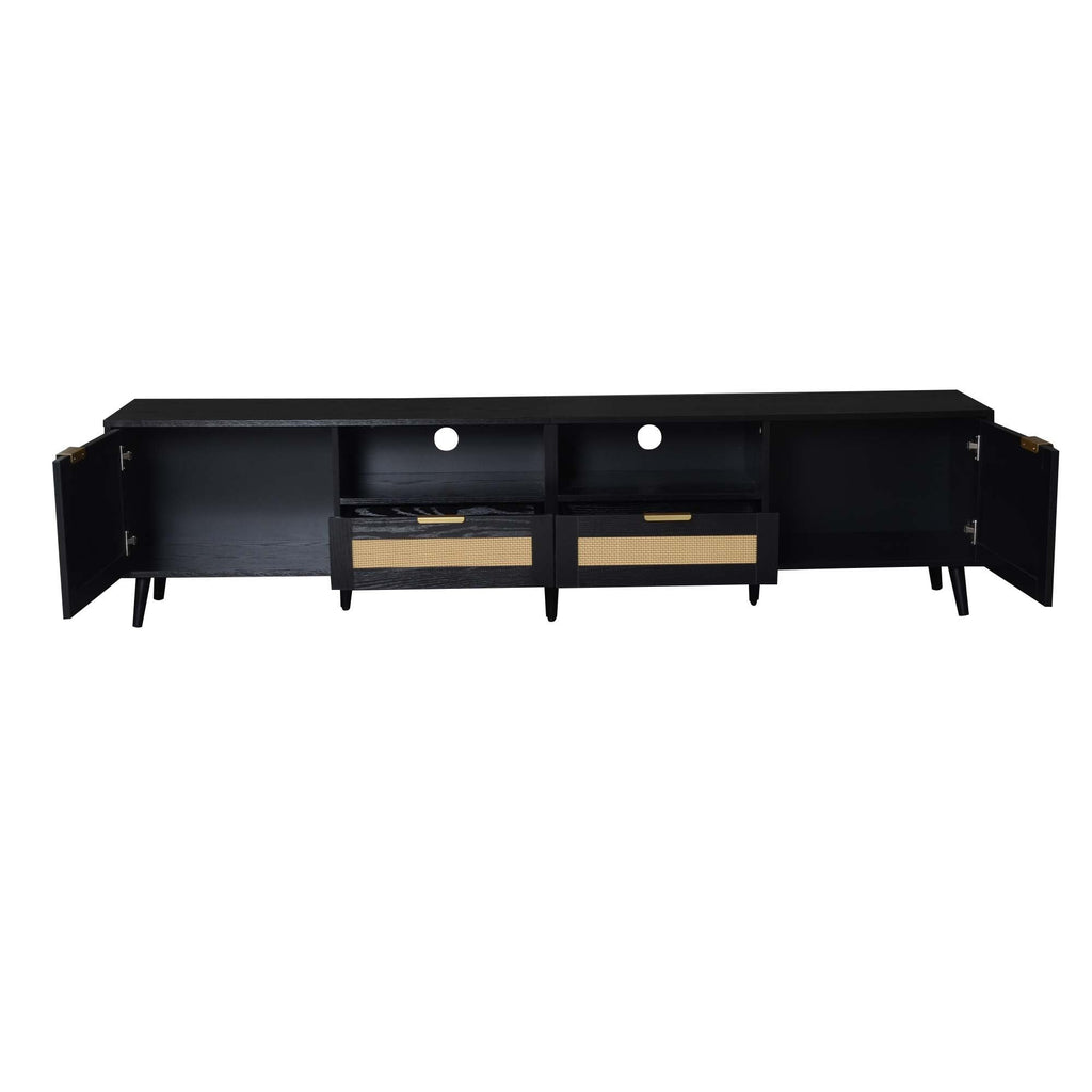 TV Stand Media Console With Cable Management
