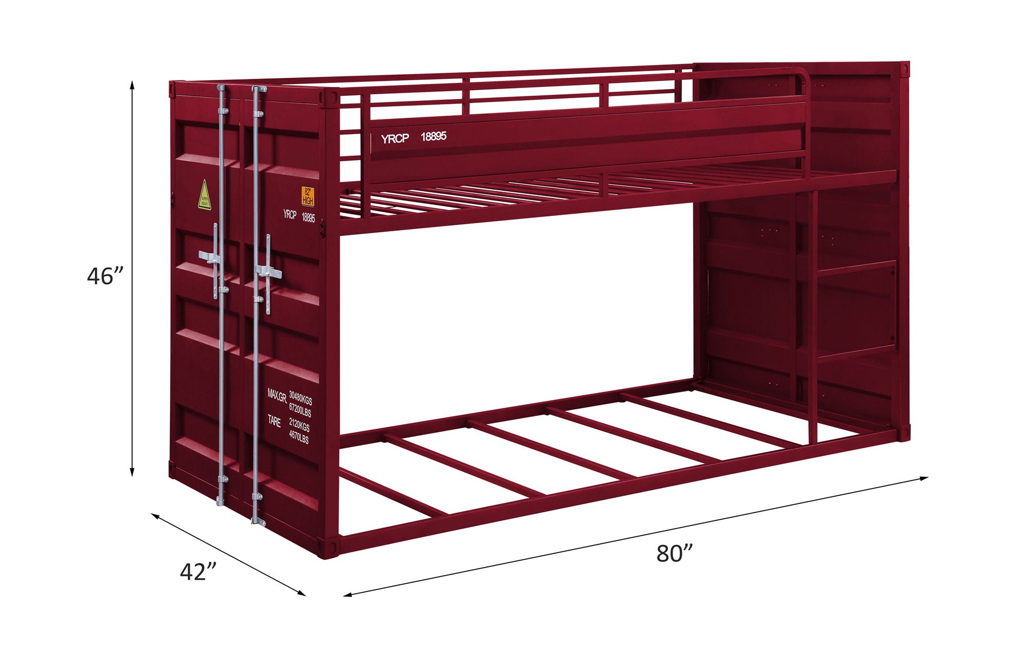 Cargo Twin Over Twin Bunk Bed
