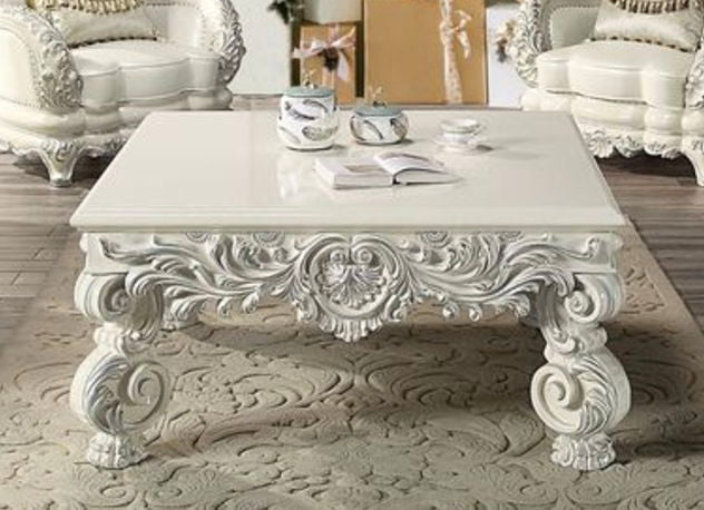 Adara Elegant White Coffee Table