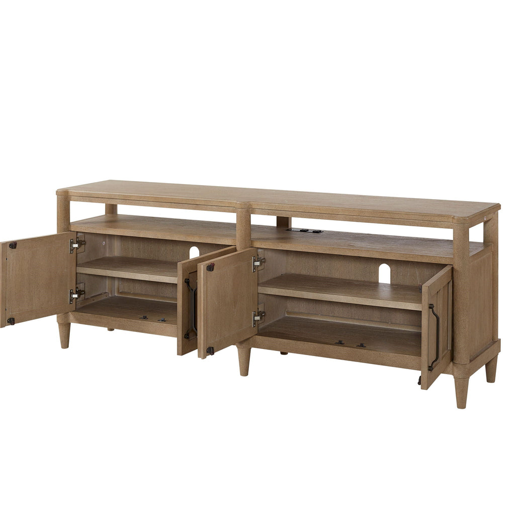 Entertainment Console With Storage - Sand
