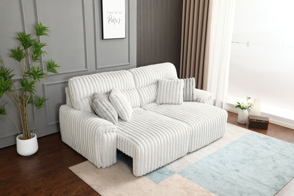 Jaya Power Motion Sofa with Sleeper & USB Port - Mondo Gray