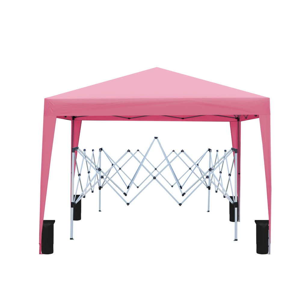 Outdoor 10x10 Ft Pop Up Gazebo Canopy Tent with Removable Sidewalls