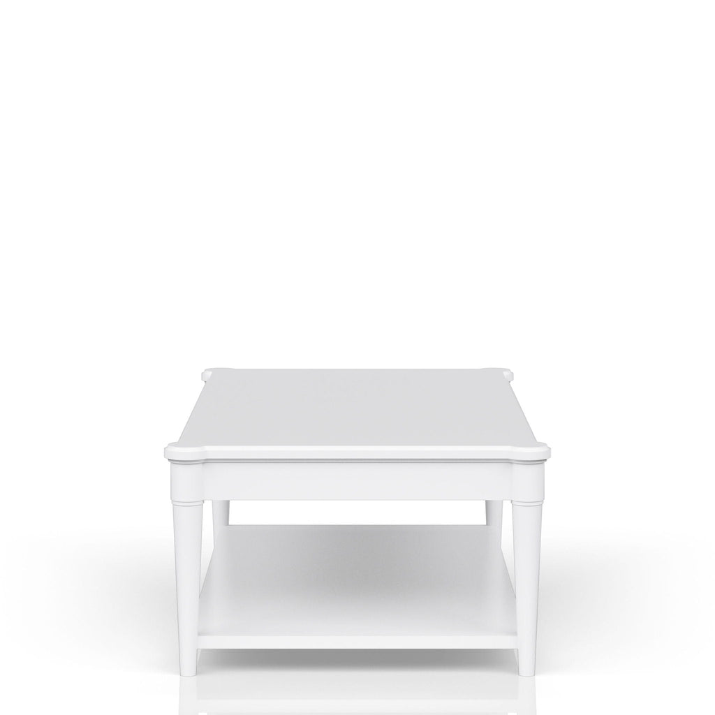 Cocktail Table With Two Storage Drawers And Casters