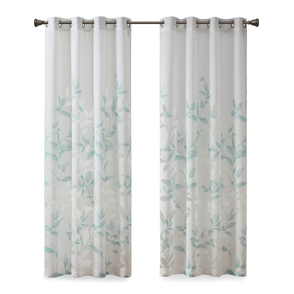 Burnout Printed Curtain Panel (Only 1 Pc Panel)