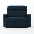 Alma Contemporary Upholstered Loveseat Recliner