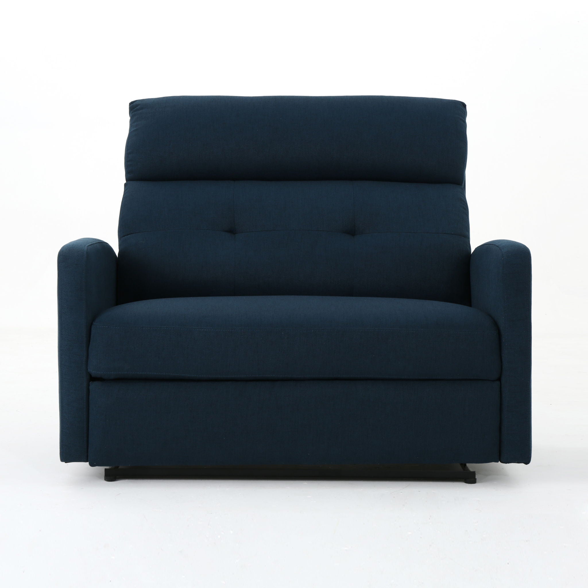 Alma Contemporary Upholstered Loveseat Recliner