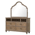 1 Piece Oak Dresser with Dovetail Drawers