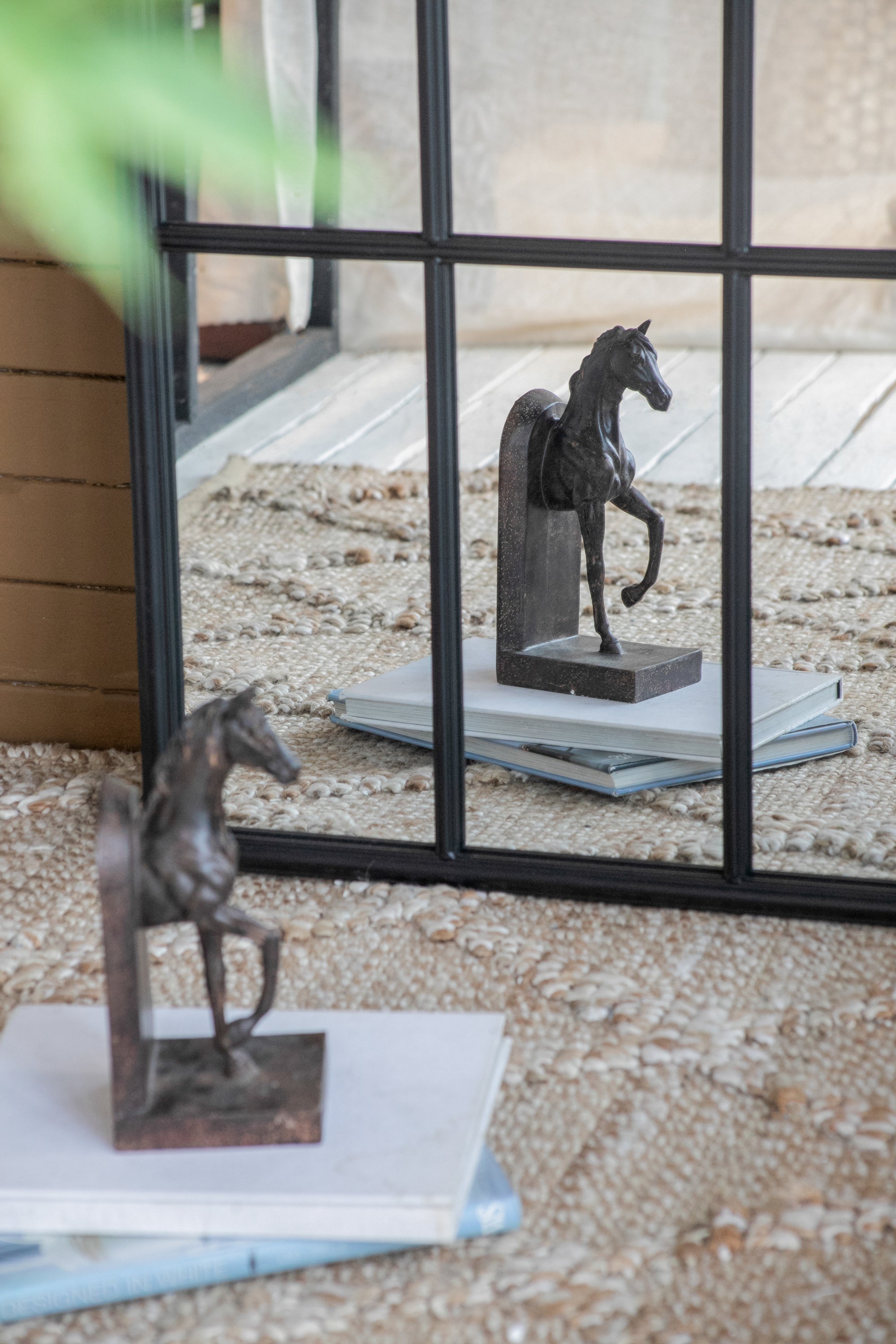 S/2 5x4x10.5' Trotting Horse Bookends