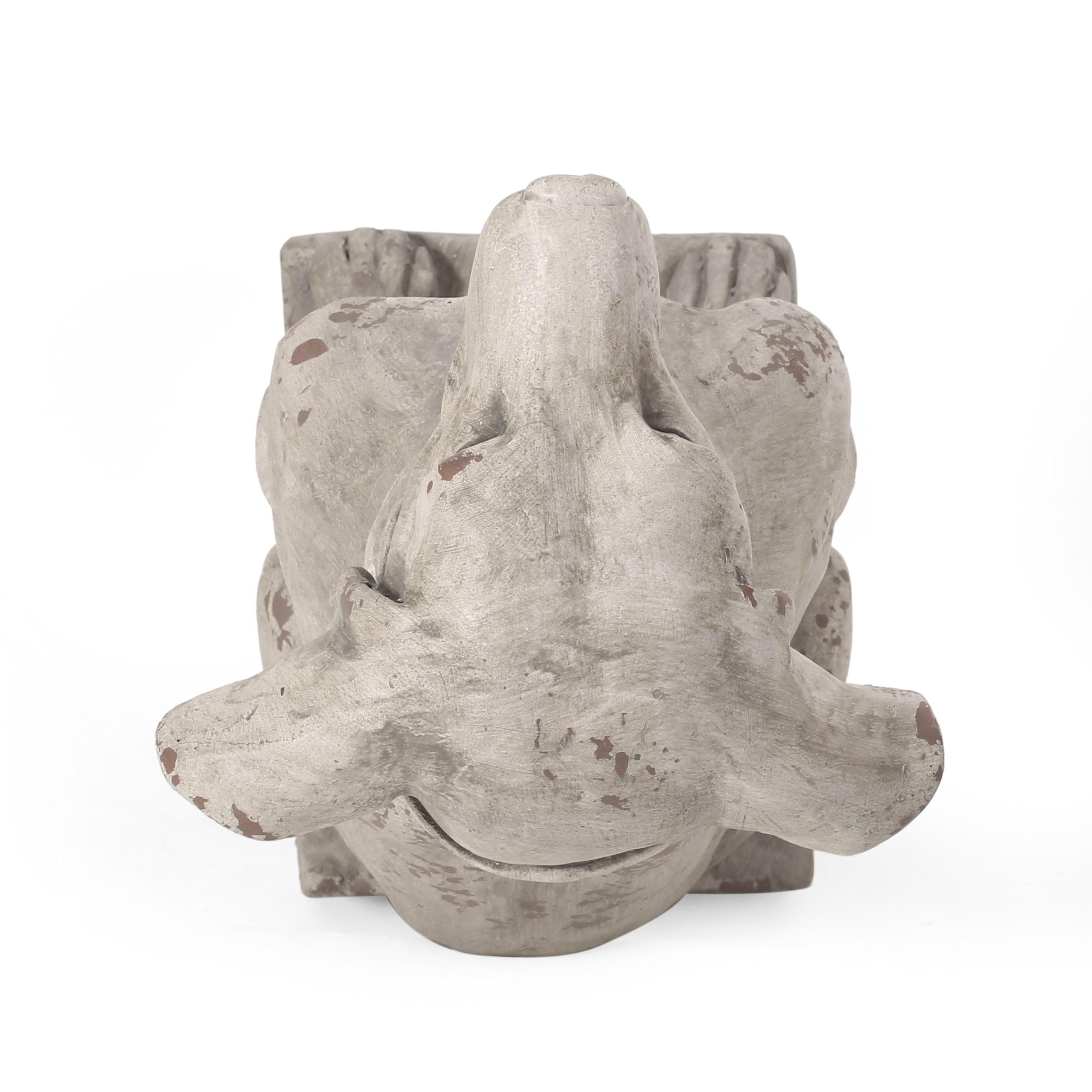 MGO Outdoor Dog Statue, Antique White