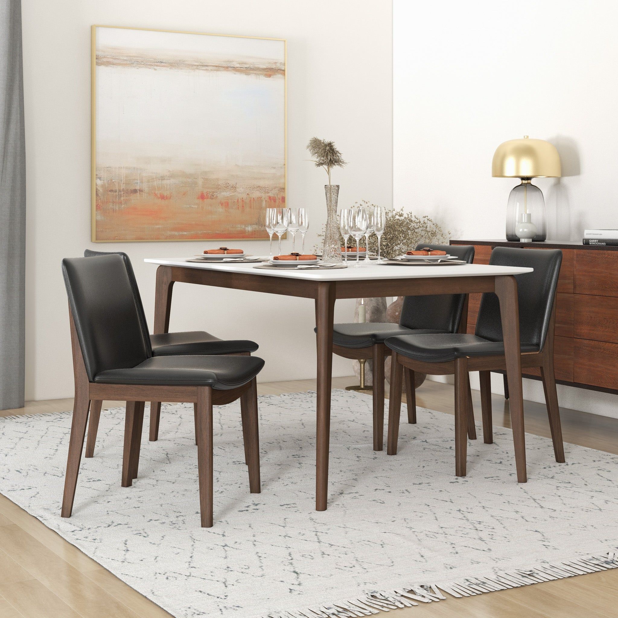 Leon - Mid-Century Modern Dining Chair (Set of 2)