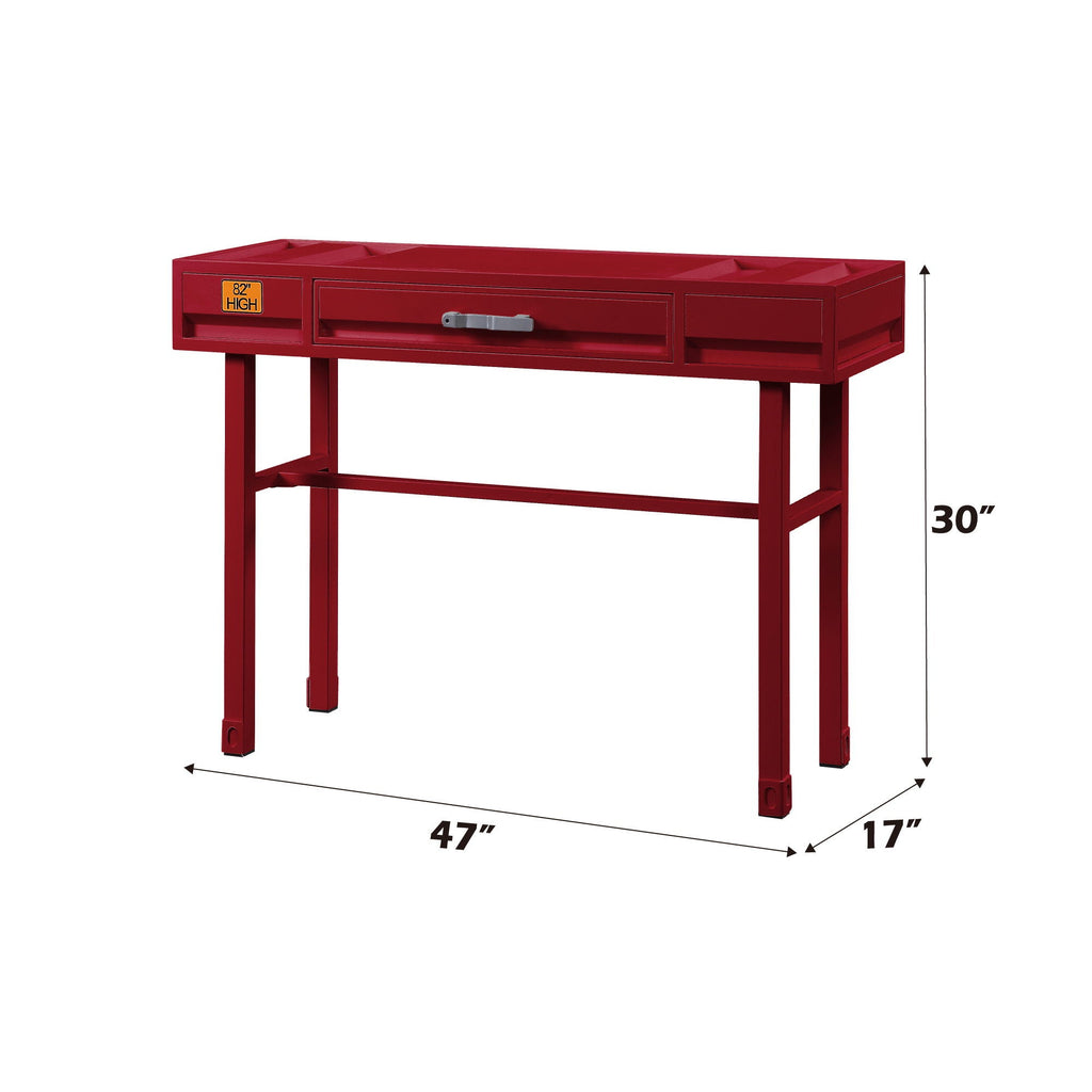 Cargo Vanity Desk With Functional Storage