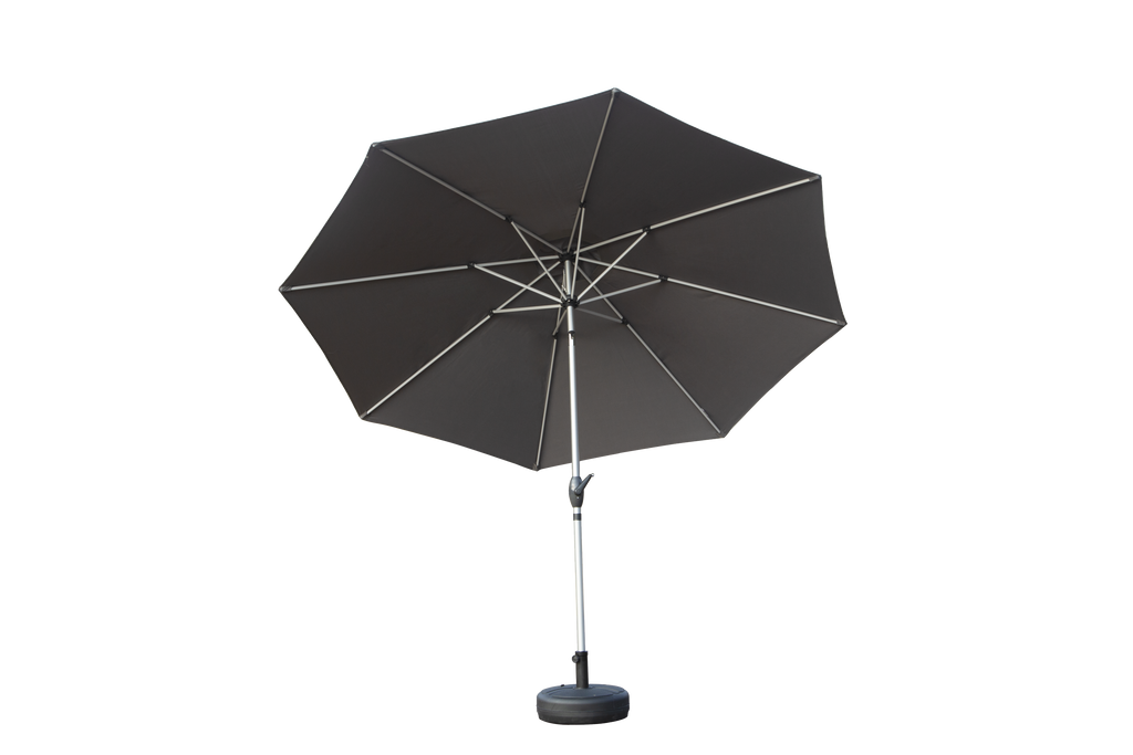 9FT Patio Umbrella, Outdoor Table Umbrella with Push Button Tilt and Crank, UV Protection Waterproof Market Sun Umbrella
