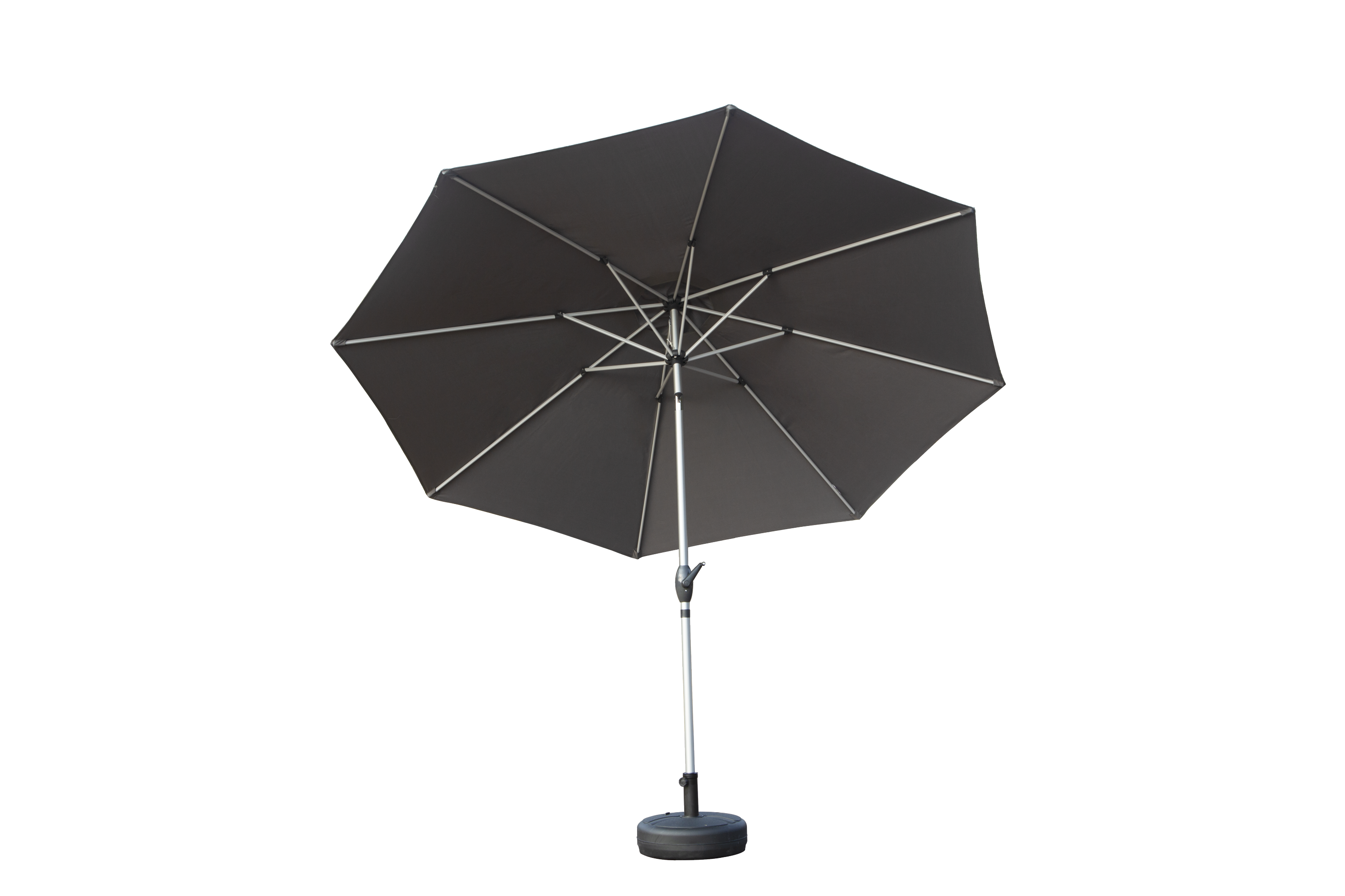 9FT Patio Umbrella, Outdoor Table Umbrella with Push Button Tilt and Crank, UV Protection Waterproof Market Sun Umbrella