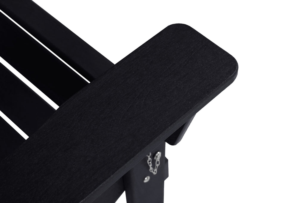 Folding Adirondack Chair with Side Table, 3-Piece Set