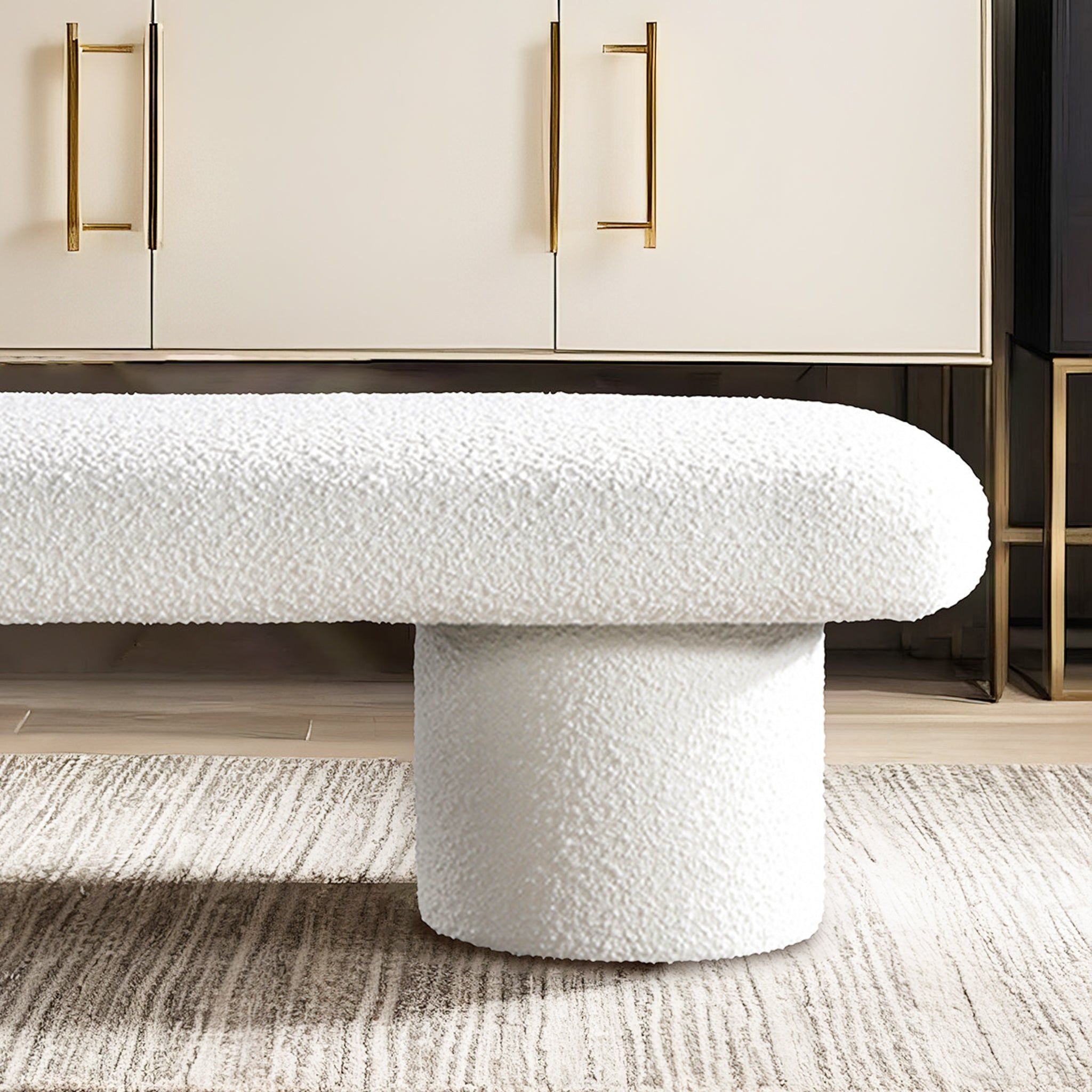 Randolph - Bench - Ivory